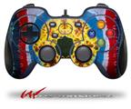 Tie Dye Circles and Squares 101 - Decal Style Skin fits Logitech F310 Gamepad Controller (CONTROLLER SOLD SEPARATELY)