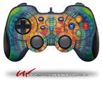 Tie Dye Peace Sign 111 - Decal Style Skin fits Logitech F310 Gamepad Controller (CONTROLLER SOLD SEPARATELY)