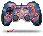 Tie Dye Star 101 - Decal Style Skin fits Logitech F310 Gamepad Controller (CONTROLLER SOLD SEPARATELY)