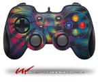 Tie Dye Swirl 105 - Decal Style Skin fits Logitech F310 Gamepad Controller (CONTROLLER SOLD SEPARATELY)