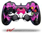 Pink Diamond Skull - Decal Style Skin fits Logitech F310 Gamepad Controller (CONTROLLER SOLD SEPARATELY)