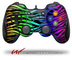 Rainbow Zebra - Decal Style Skin fits Logitech F310 Gamepad Controller (CONTROLLER SOLD SEPARATELY)
