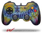Tie Dye Red and Yellow Stripes - Decal Style Skin fits Logitech F310 Gamepad Controller (CONTROLLER SOLD SEPARATELY)