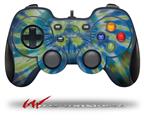 Tie Dye Peace Sign Swirl - Decal Style Skin fits Logitech F310 Gamepad Controller (CONTROLLER SOLD SEPARATELY)