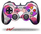 Brushed Circles Pink - Decal Style Skin fits Logitech F310 Gamepad Controller (CONTROLLER SOLD SEPARATELY)