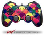 Brushed Cirlces Multi Dark - Decal Style Skin fits Logitech F310 Gamepad Controller (CONTROLLER SOLD SEPARATELY)