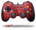 Bokeh Butterflies Red - Decal Style Skin fits Logitech F310 Gamepad Controller (CONTROLLER SOLD SEPARATELY)