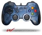 Bokeh Hex Blue - Decal Style Skin fits Logitech F310 Gamepad Controller (CONTROLLER SOLD SEPARATELY)