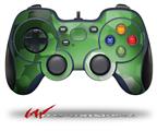 Bokeh Hex Green - Decal Style Skin fits Logitech F310 Gamepad Controller (CONTROLLER SOLD SEPARATELY)