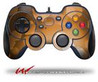Bokeh Hex Orange - Decal Style Skin fits Logitech F310 Gamepad Controller (CONTROLLER SOLD SEPARATELY)