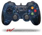 Bokeh Music Blue - Decal Style Skin fits Logitech F310 Gamepad Controller (CONTROLLER SOLD SEPARATELY)