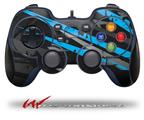 Baja 0014 Blue Medium - Decal Style Skin fits Logitech F310 Gamepad Controller (CONTROLLER SOLD SEPARATELY)