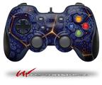 Linear Cosmos Blue - Decal Style Skin compatible with Logitech F310 Gamepad Controller (CONTROLLER SOLD SEPARATELY)