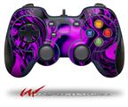 Liquid Metal Chrome Purple - Decal Style Skin compatible with Logitech F310 Gamepad Controller (CONTROLLER SOLD SEPARATELY)