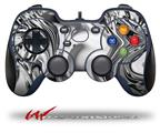 Liquid Metal Chrome - Decal Style Skin compatible with Logitech F310 Gamepad Controller (CONTROLLER SOLD SEPARATELY)