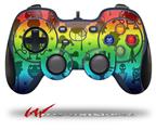 Cute Rainbow Monsters - Decal Style Skin fits Logitech F310 Gamepad Controller (CONTROLLER SOLD SEPARATELY)