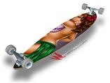 Hula Girl Pin Up - Decal Style Vinyl Wrap Skin fits Longboard Skateboards up to 10"x42" (LONGBOARD NOT INCLUDED)