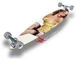 Rose Pin Up Girl - Decal Style Vinyl Wrap Skin fits Longboard Skateboards up to 10"x42" (LONGBOARD NOT INCLUDED)