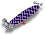 Checkers Purple - Decal Style Vinyl Wrap Skin fits Longboard Skateboards up to 10"x42" (LONGBOARD NOT INCLUDED)