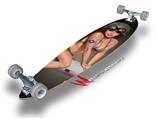 Missle Army Pinup Girl - Decal Style Vinyl Wrap Skin fits Longboard Skateboards up to 10"x42" (LONGBOARD NOT INCLUDED)