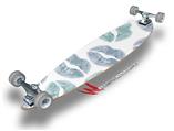 Blue Green Lips - Decal Style Vinyl Wrap Skin fits Longboard Skateboards up to 10"x42" (LONGBOARD NOT INCLUDED)