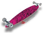 Folder Doodles Fuchsia - Decal Style Vinyl Wrap Skin fits Longboard Skateboards up to 10"x42" (LONGBOARD NOT INCLUDED)