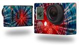 Tie Dye Bulls Eye 100 - Decal Style Skin fits GoPro Hero 3+ Camera (GOPRO NOT INCLUDED)