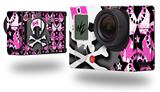 Pink Bow Skull - Decal Style Skin fits GoPro Hero 3+ Camera (GOPRO NOT INCLUDED)