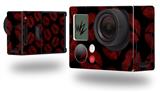 Red And Black Lips - Decal Style Skin fits GoPro Hero 3+ Camera (GOPRO NOT INCLUDED)