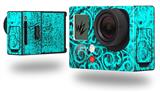 Folder Doodles Neon Teal - Decal Style Skin fits GoPro Hero 3+ Camera (GOPRO NOT INCLUDED)