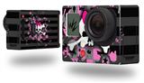 Pink Bow Skull - Decal Style Skin fits GoPro Hero 3+ Camera (GOPRO NOT INCLUDED)