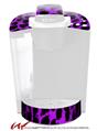 Decal Style Vinyl Skin compatible with Keurig K40 Elite Coffee Makers Purple Leopard (KEURIG NOT INCLUDED)