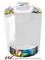 Decal Style Vinyl Skin compatible with Keurig K40 Elite Coffee Makers Floral Splash (KEURIG NOT INCLUDED)