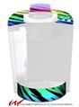 Decal Style Vinyl Skin compatible with Keurig K40 Elite Coffee Makers Tiger Rainbow (KEURIG NOT INCLUDED)