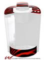 Decal Style Vinyl Skin compatible with Keurig K40 Elite Coffee Makers Zebra Red (KEURIG NOT INCLUDED)