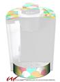 Decal Style Vinyl Skin compatible with Keurig K40 Elite Coffee Makers Brushed Cirlces Multi Light (KEURIG NOT INCLUDED)