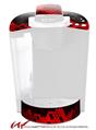 Decal Style Vinyl Skin compatible with Keurig K40 Elite Coffee Makers HEX Red (KEURIG NOT INCLUDED)