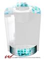 Decal Style Vinyl Skin compatible with Keurig K40 Elite Coffee Makers Electro Graffiti Blue (KEURIG NOT INCLUDED)