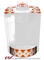 Decal Style Vinyl Skin compatible with Keurig K40 Elite Coffee Makers Boxed Burnt Orange (KEURIG NOT INCLUDED)