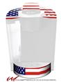 Decal Style Vinyl Skin compatible with Keurig K40 Elite Coffee Makers USA American Flag 01 (KEURIG NOT INCLUDED)