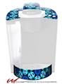 Decal Style Vinyl Skin compatible with Keurig K40 Elite Coffee Makers Daisies Blue (KEURIG NOT INCLUDED)