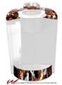 Decal Style Vinyl Skin compatible with Keurig K40 Elite Coffee Makers WraptorCamo Digital Camo Burnt Orange (KEURIG NOT INCLUDED)