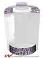 Decal Style Vinyl Skin compatible with Keurig K40 Elite Coffee Makers Folder Doodles Lavender (KEURIG NOT INCLUDED)