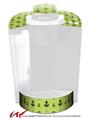 Decal Style Vinyl Skin compatible with Keurig K40 Elite Coffee Makers Nautical Anchors Away 02 Sage Green (KEURIG NOT INCLUDED)