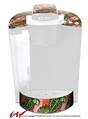 Decal Style Vinyl Skin compatible with Keurig K40 Elite Coffee Makers Famingos and Flowers Pink (KEURIG NOT INCLUDED)