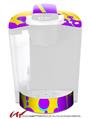 Decal Style Vinyl Skin compatible with Keurig K40 Elite Coffee Makers Drip Purple Yellow Teal (KEURIG NOT INCLUDED)