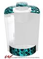 Decal Style Vinyl Skin compatible with Keurig K40 Elite Coffee Makers Peppered Flower (KEURIG NOT INCLUDED)