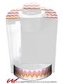 Decal Style Vinyl Skin compatible with Keurig K40 Elite Coffee Makers Pink and White Chevron (KEURIG NOT INCLUDED)