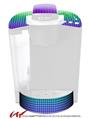 Decal Style Vinyl Skin compatible with Keurig K40 Elite Coffee Makers Faded Dots Purple Green (KEURIG NOT INCLUDED)