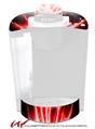 Decal Style Vinyl Skin compatible with Keurig K40 Elite Coffee Makers Lightning Red (KEURIG NOT INCLUDED)